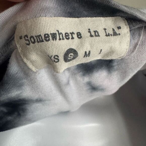 Somewhere In L.A. Cropped Tie Dye Tee - Picture 6 of 6